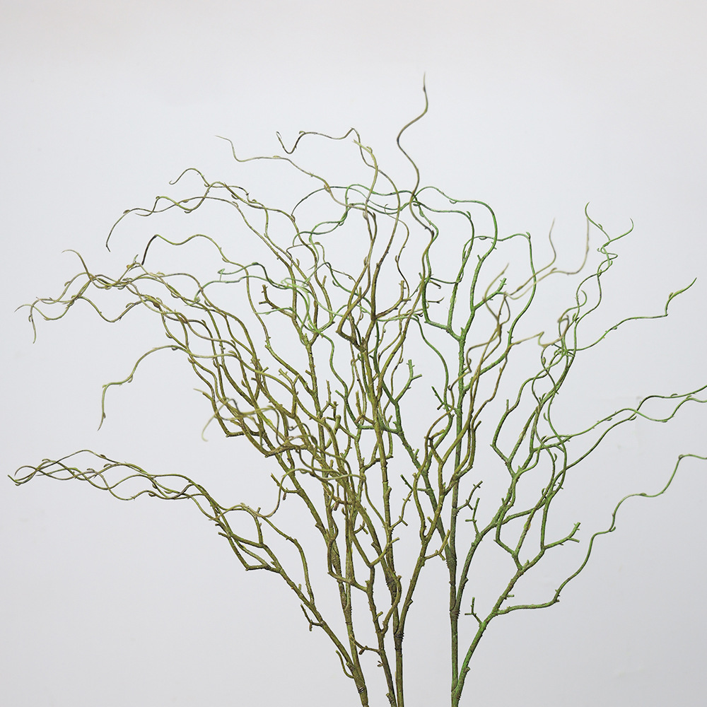仿真植物 枯枝柳藤 家居婚庆插花配材枯枝装饰软胶树干造景假藤条