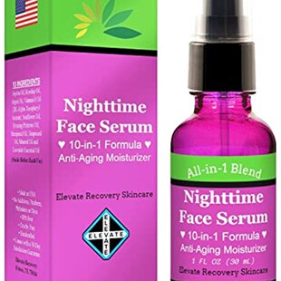 Anti-Aging Face Serum Moisturizer 10-in-1 Nighttime Facial O