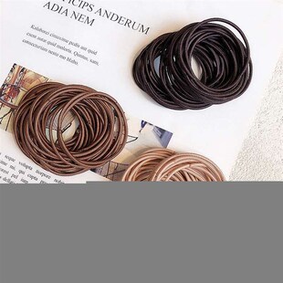 极速50 New 100PCS Elastic Color Hair Nylon 5CM Rubber Tie