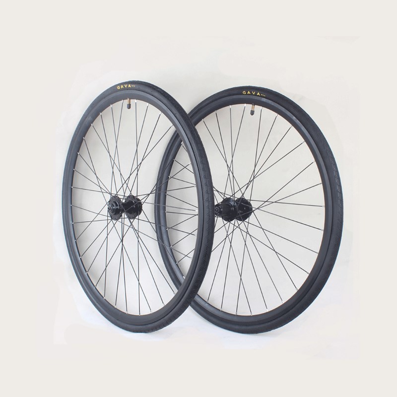 700C碟煞公路自行车跑车前后车轮组700x19/23/25/28/32C轮组总成
