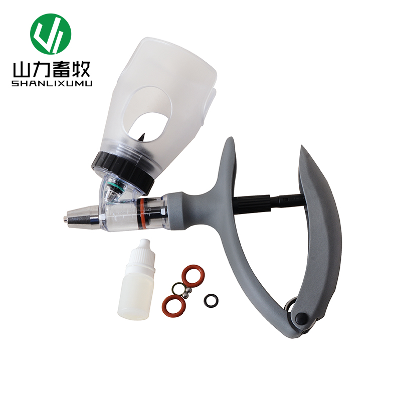 1ML连续注射针器5ML兽用自动疫苗器带瓶2ML猪牛羊插瓶可调注射器