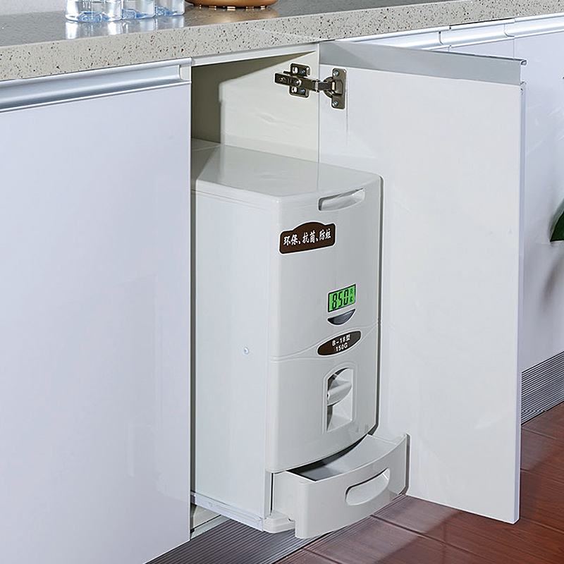 米箱拉篮嵌入式橱柜米面箱米桶抽屉式米柜家用米缸抽拉多功能厨房