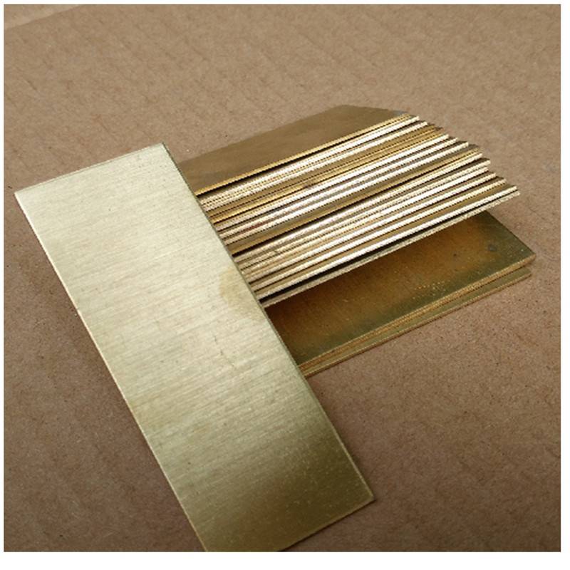 H62黄铜皮H65黄铜板 铜片0.5 1 2 3 4 5 6 7 8 10mm激光加工 零切