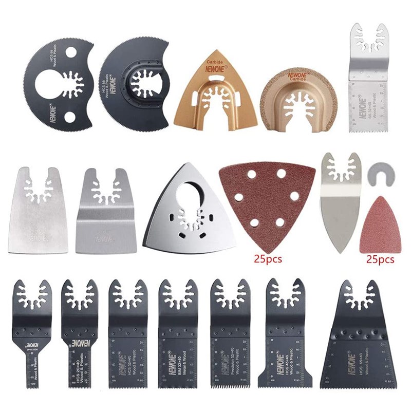 New 66Pcs Oscillating Saw Blades for Multi Metal Wood Cuttin