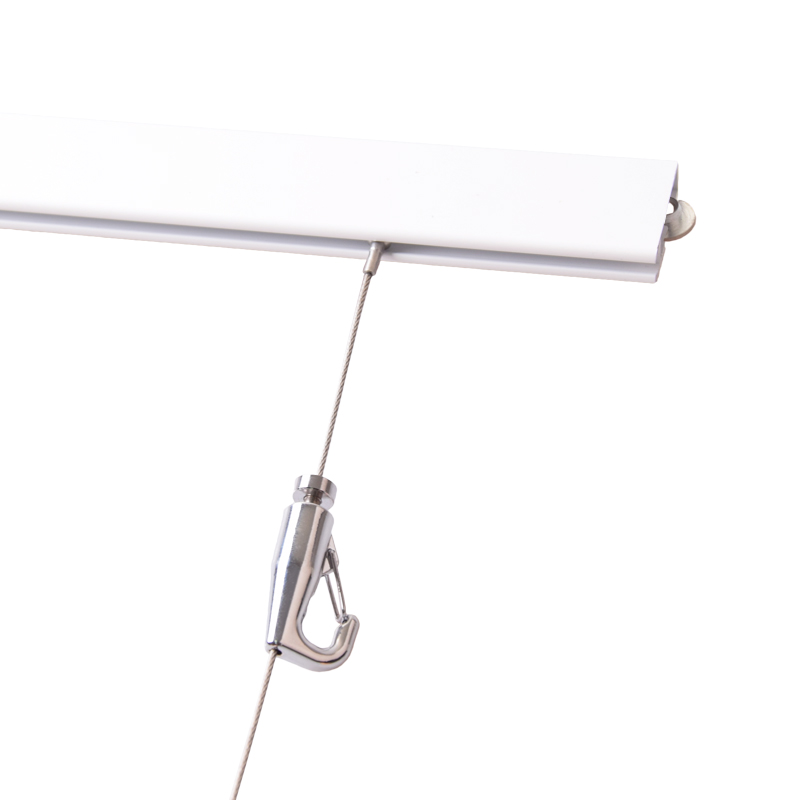 挂画器可调节 隐形挂画轨道 免打孔导轨 吊画钢丝绳 画展画廊挂线