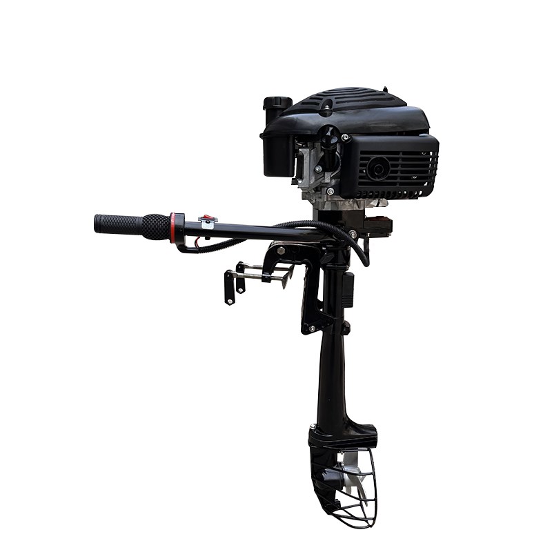 新款四冲程船外机推进器充气船冲锋舟皮划艇舷外机螺旋桨船用推动