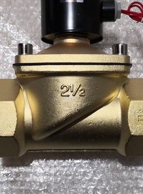 DN65电磁阀 2寸半2 212W65065电磁阀水阀气阀开关阀 AC220V 24V