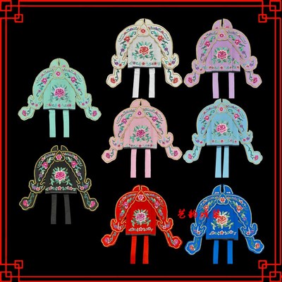 戏曲小生帽戏剧京剧越剧演出头饰唐伯虎帽子梁祝小生帽许仙小生巾