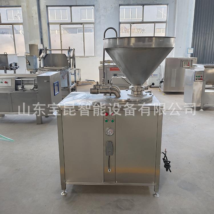 50型墨鱼肠桂花肠立式灌肠机蒜香肠生产成套设备猪肉肠气动灌肠机