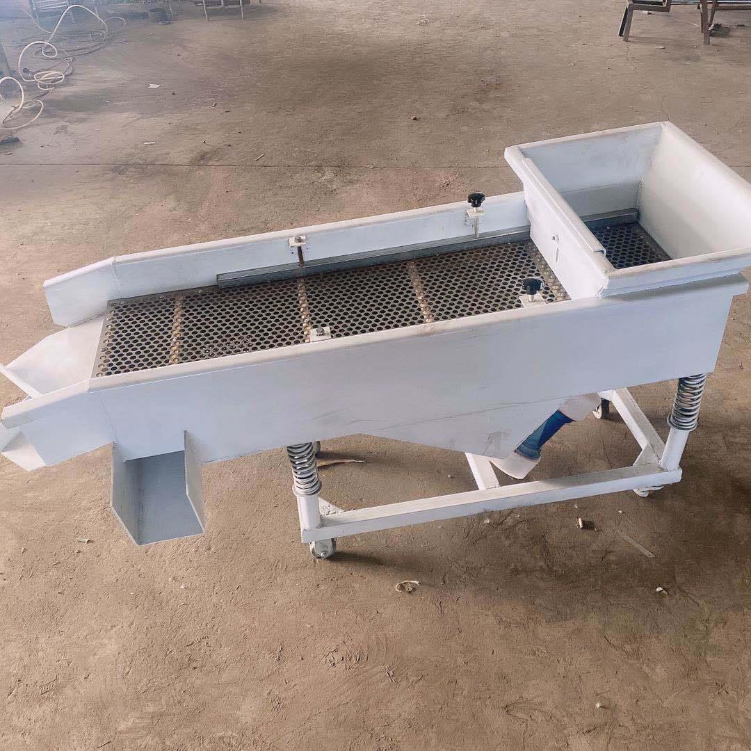 核桃仁直线震动筛选分级机不锈钢定制粉末颗粒片材筛网厂销