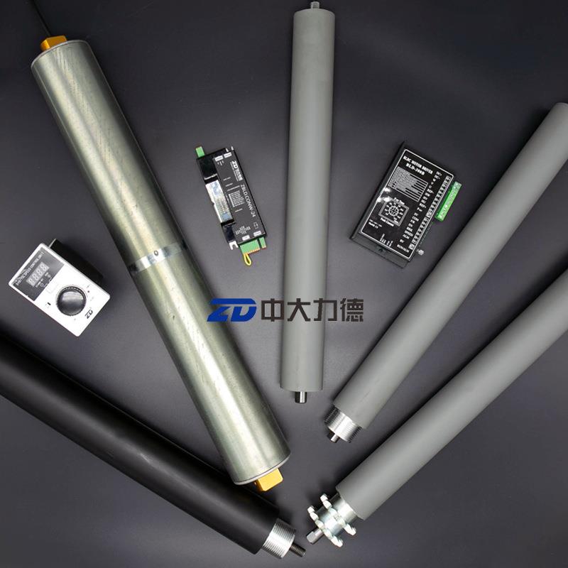 直流无刷直径50/60电动滚筒动力分拣物流运输顶升辊筒