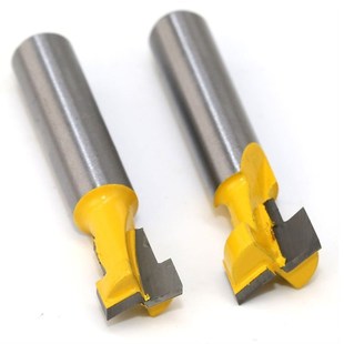 Slot Woodworking 8mm Cutter Bits Shank Router 2pcs Keyhole