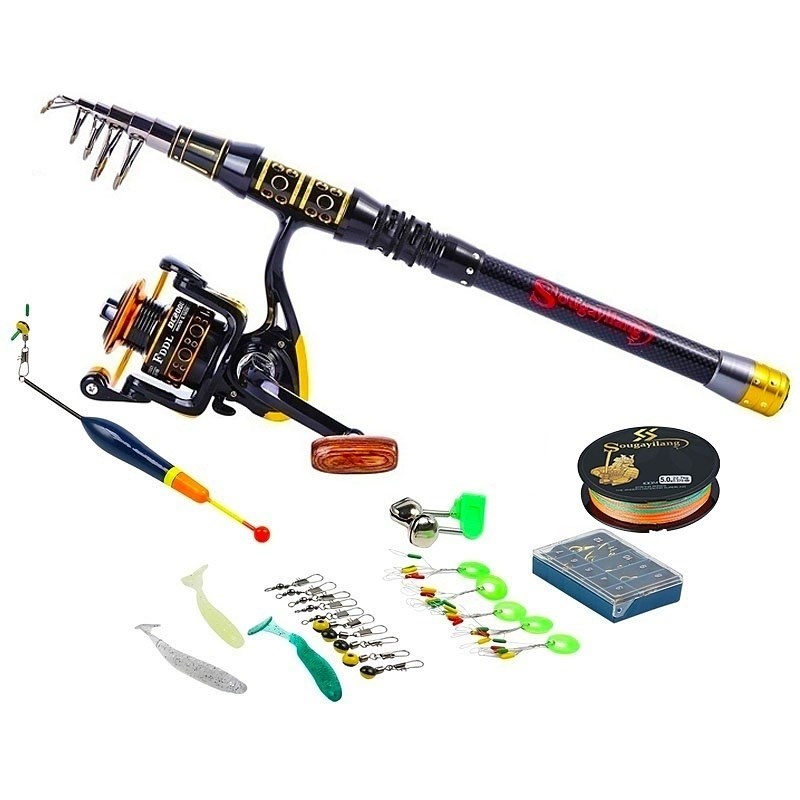 1.5-2.7m Fishing Rod and  DC3000 Series Spinning Reel Combo