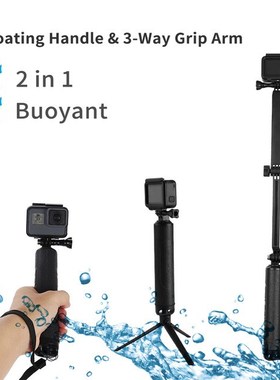 Waterproof Selfie Stick for go pro hero 8 7 6 Long Floating