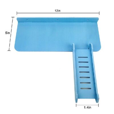 Plastic Hamster Climbing Ladder Wood Playing Platform Funny