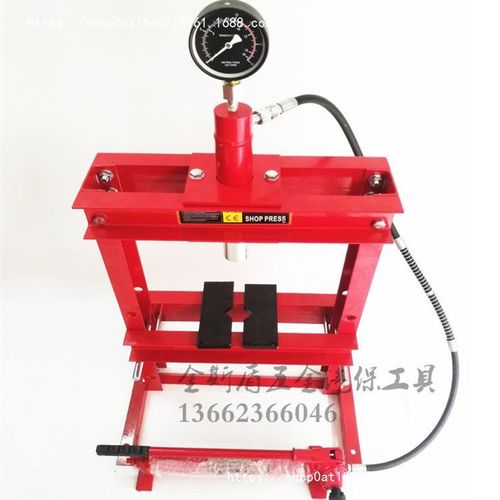 承压力机汽修手动小型台式油压机锻压液压机压床娃娃带表压机