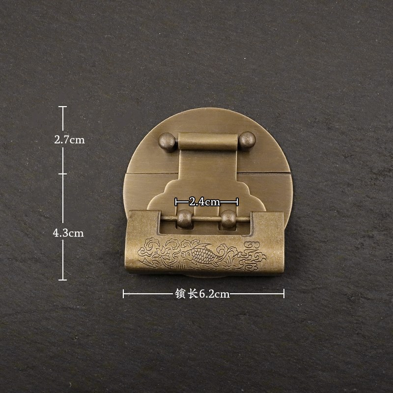 铜锁小锁迷你柜门锁小锁头中式仿古锁复古代锁箱子首饰盒挂锁锁具