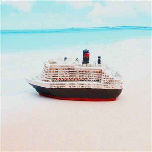 泰坦尼克号邮轮模型地中海树脂船多层邮轮景观船造型家居摆饰【12