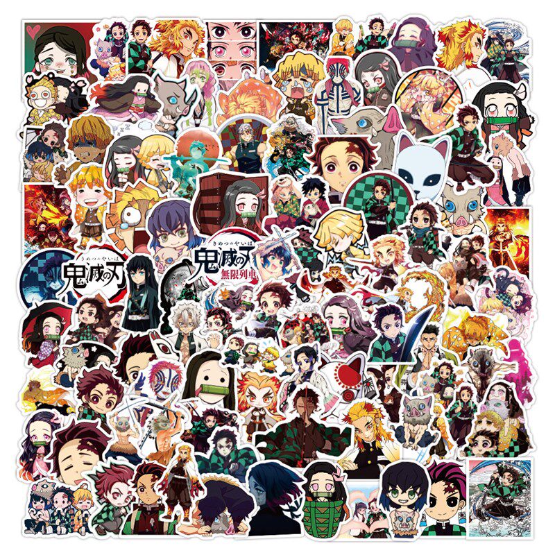 20/50/100pcs Anime Stickers Demon Slayer Kimetsu No Yaiba Co