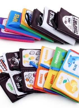 Montessori Baby Cloth Books Soft Rustle Sound Baby Books Inf