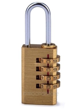 4 Digit Metal Combination Lock Password Plus Padlock Protabl