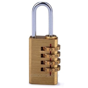4 Digit Metal Combination Lock Password Plus Padlock Protabl