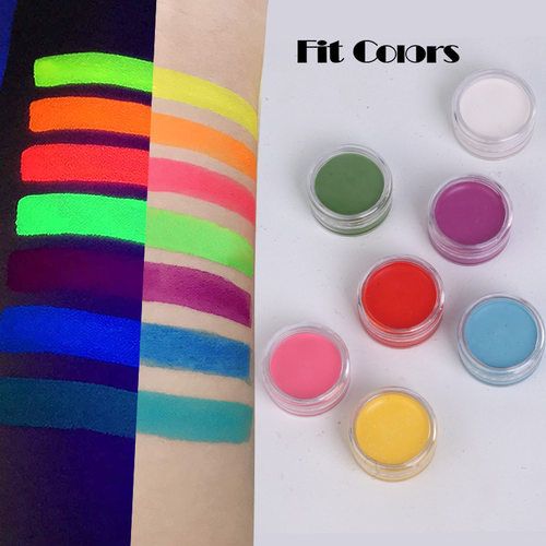 好货12 Colors Neon Eyeliner Paste Colorful Waterproof UV Lig