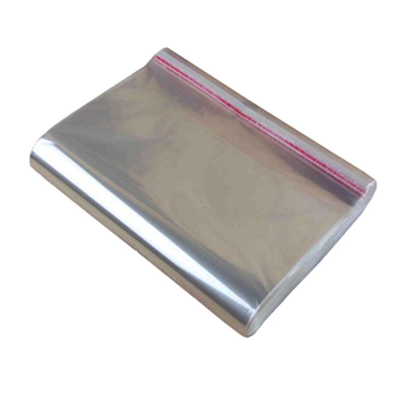 自粘袋透明袋OPP不乾胶袋包装袋粘口袋塑料袋双面5丝45*75