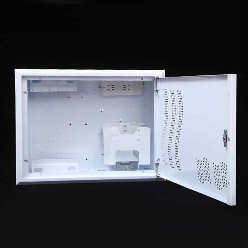 极速新款光纤入户信息箱家用暗装弱电配电箱多媒体集线箱暗装布线