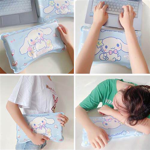 大耳狗冰枕学生教室午睡玉贵降温神器夏季免注水肉桂兔冰垫凉枕头