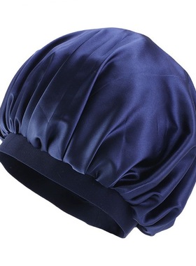 NeW FSHioN WomeN SatiN NiHt Sleep Cap Hair BoNNet Hat Silk