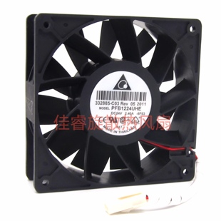 台达 12CM 12038 2.40A 大风量超暴力变频器风扇 24V PFB1224UHE