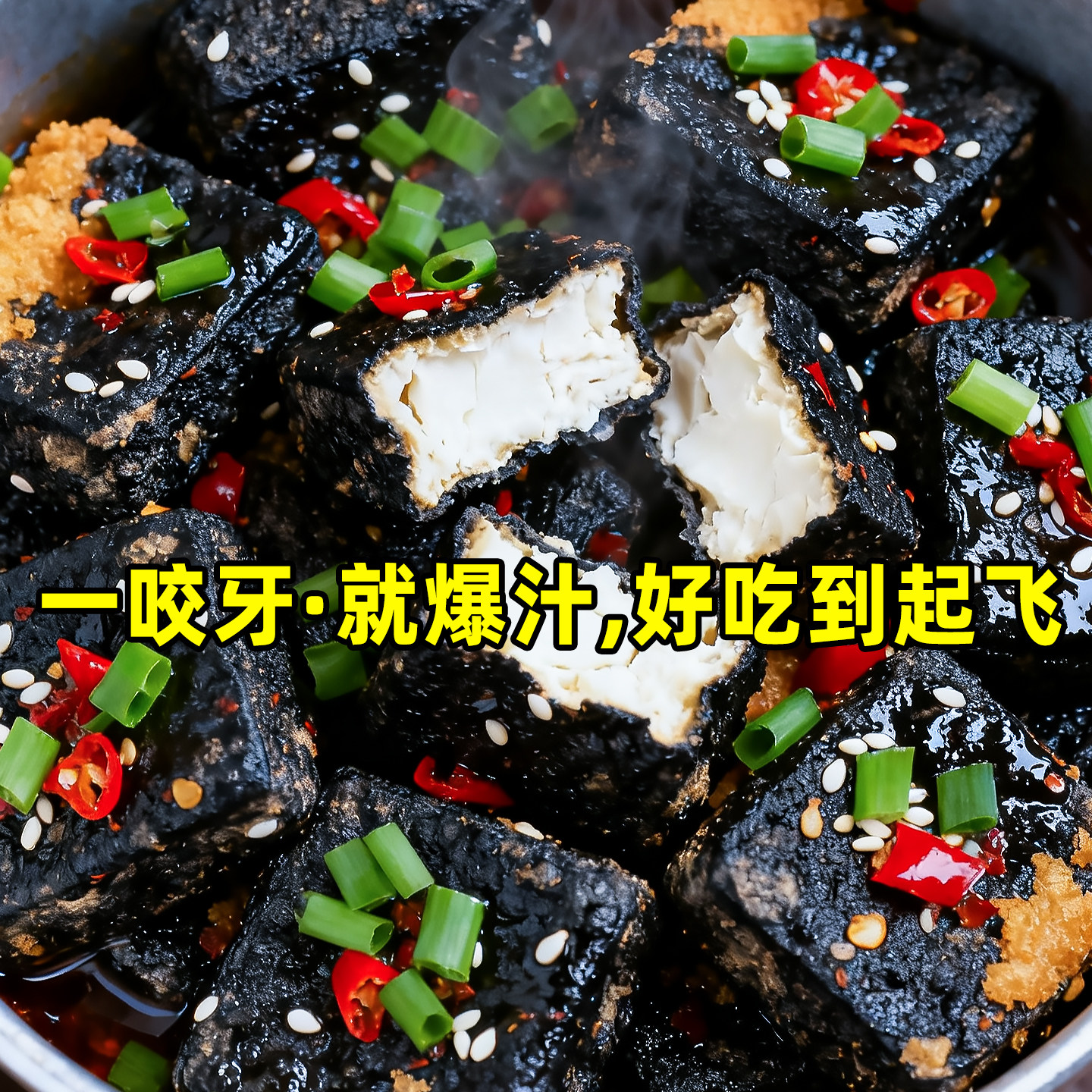 网红香辣爆汁丑豆腐蒜香味豆干零食追剧解馋臭干子小吃整箱批发价