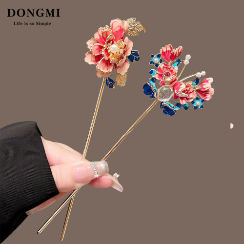 新中式古风发簪女高级感流苏步摇