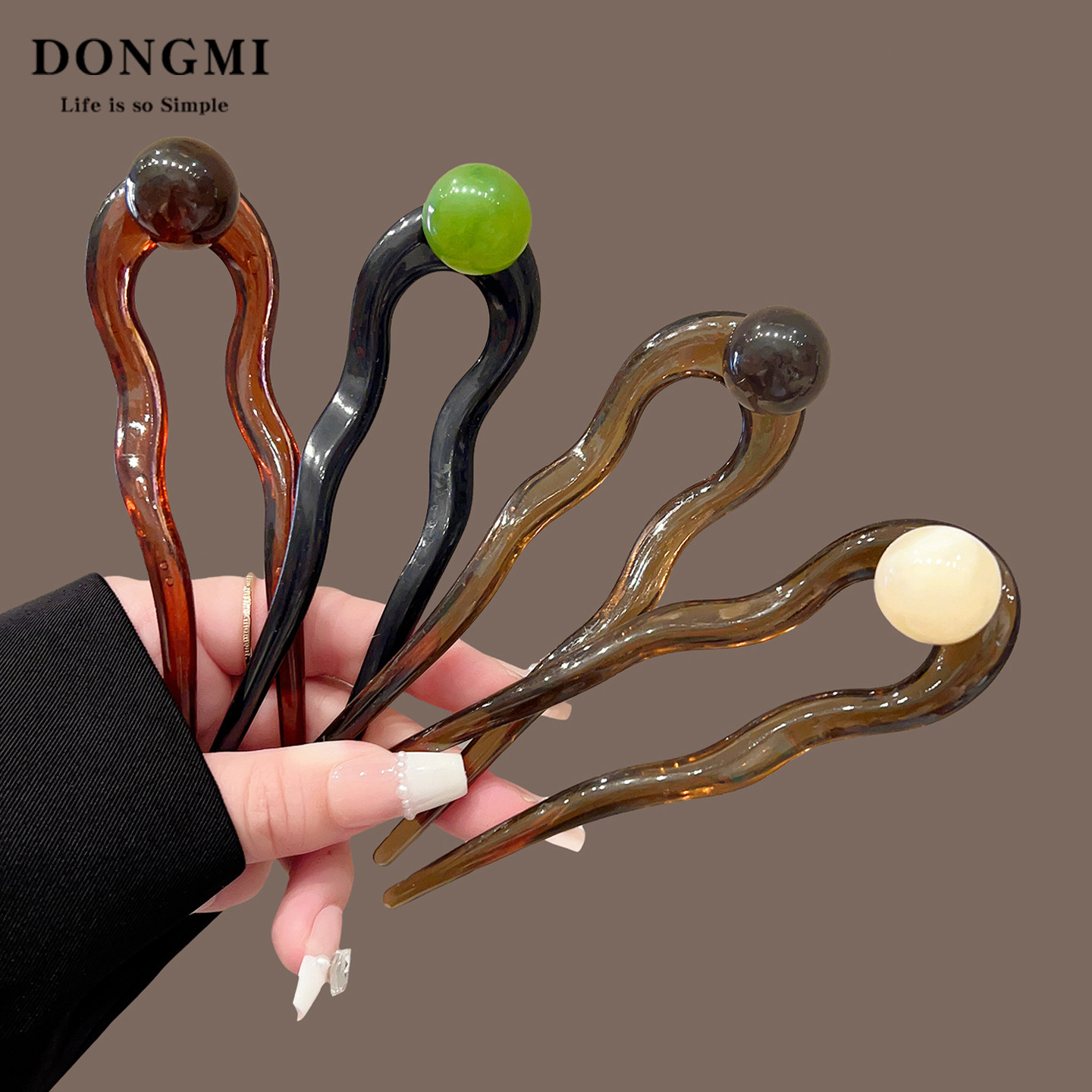 高级感复古u型发簪女2026新款盘发神器简约气质簪子丸子头饰发钗,饰品/流行首饰/时尚饰品新,发饰,淘宝优惠券,粉丝福利购,淘宝优惠卷