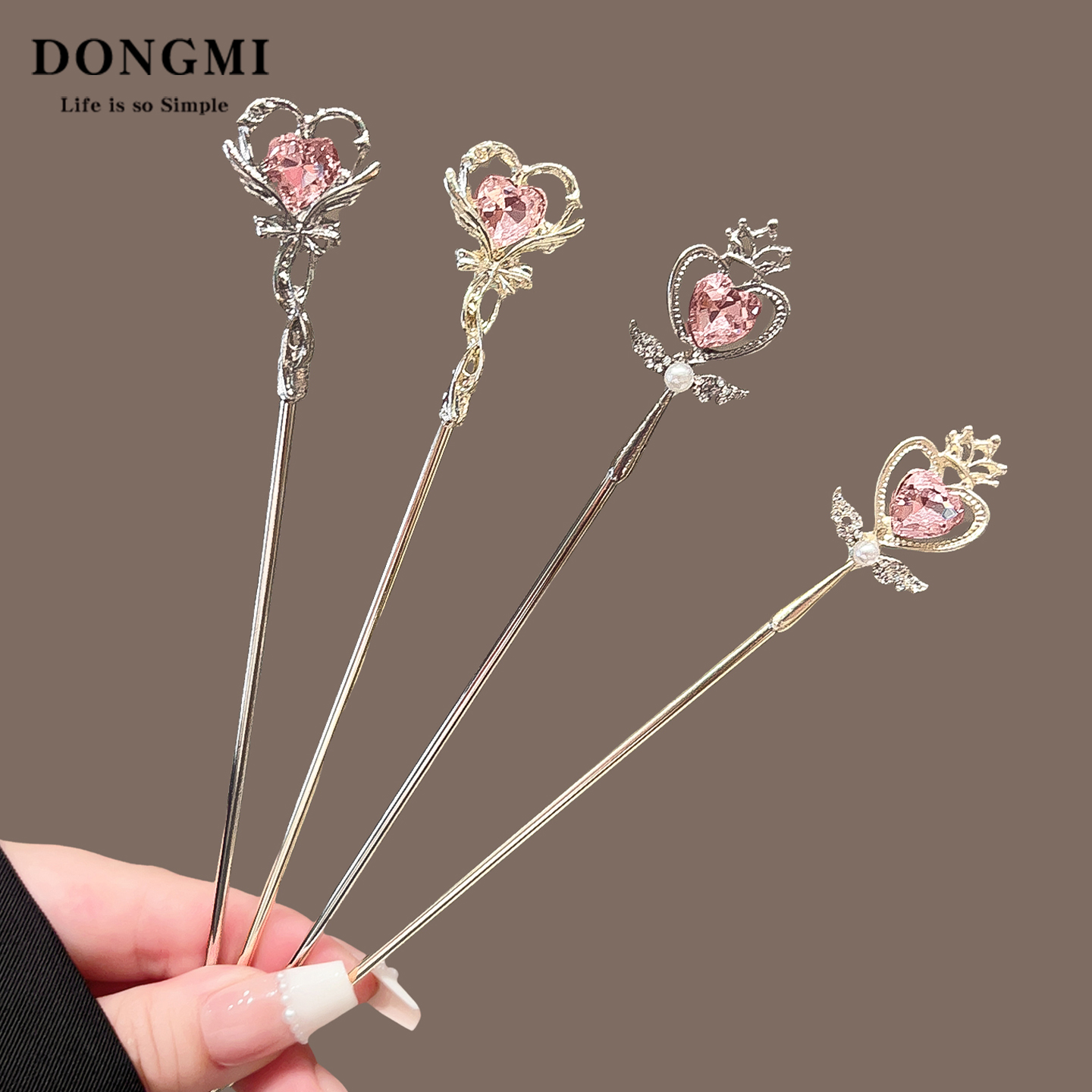 魔法棒发簪精致可爱少女心发钗