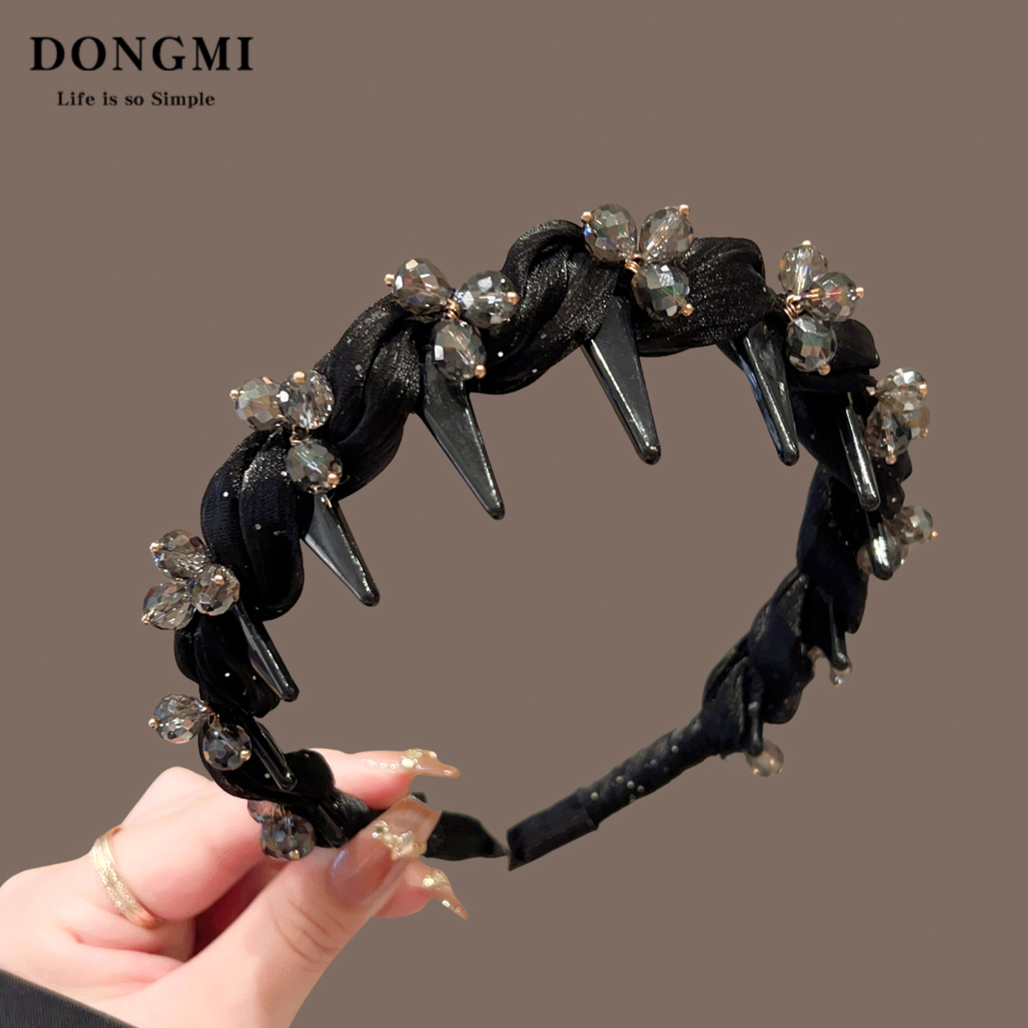 高级感巴黎王妃发箍女高颅顶头箍