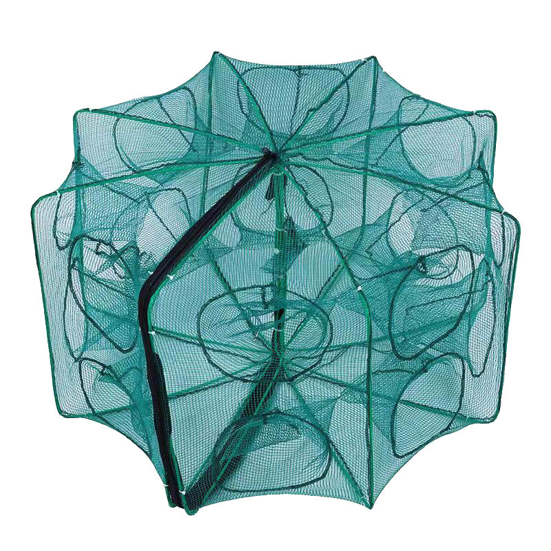 网笼河虾加厚神器自动伞笼虾笼渔网地网鱼笼抓鱼扑鱼黄鳝龙虾捕虾