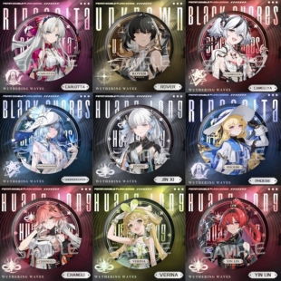 鸣潮周边58mm吧唧徽章榛今汐二次元马口铁挂饰谷子吧唧痛包礼物