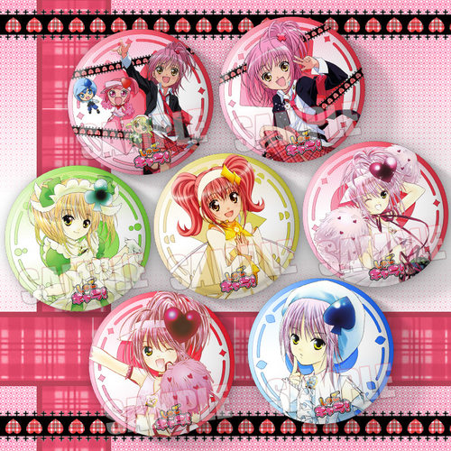 守护甜心动漫日奈森亚梦藤咲凪彦月咏几斗周边75mm双闪大徽章