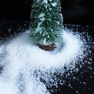 好货diy圣诞节仿真人造雪粉雪花水变雪橱窗婚纱冰雕场景布置道具