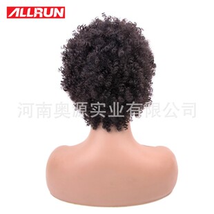 Kinky Wig Lace Front Short Bob Wig Human Hair Afro 假发头套
