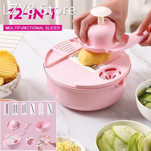 好货12 IN 1 MultiCutter For Vegetables Manual Vegetable Cutt