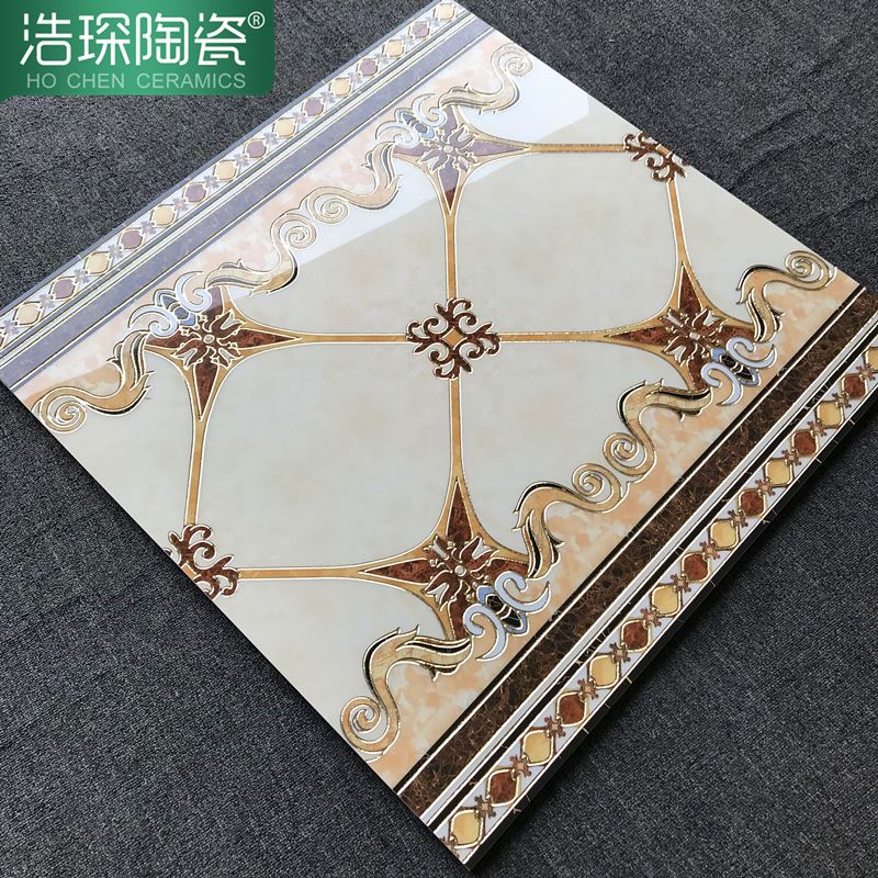 拼花瓷砖欧式客厅地板砖800x800拼花图入户过道走廊抛晶拼花地砖