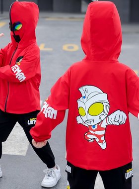 Boy Spider-Man cloathes boys autumn sets of spring autumn c