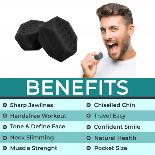 好货Jawline Exerciser Jaw Face and Neck Exerciser Define You
