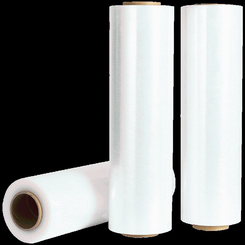 50cm宽缠绕膜打包膜拉伸膜包装膜围膜大卷pe工业用保鲜膜商用透明