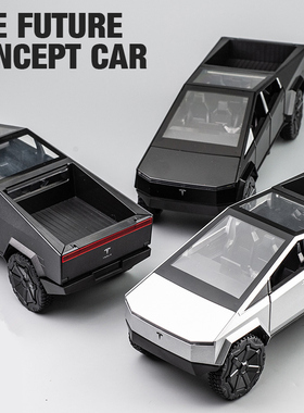 1/24 Tesla Cybertruck Pickup Alloy Car Truck Model Diecasts