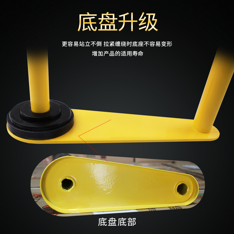 新品pe缠绕膜打包机手动缠绕膜打包膜手柄拉伸膜包装膜塑料薄膜拉