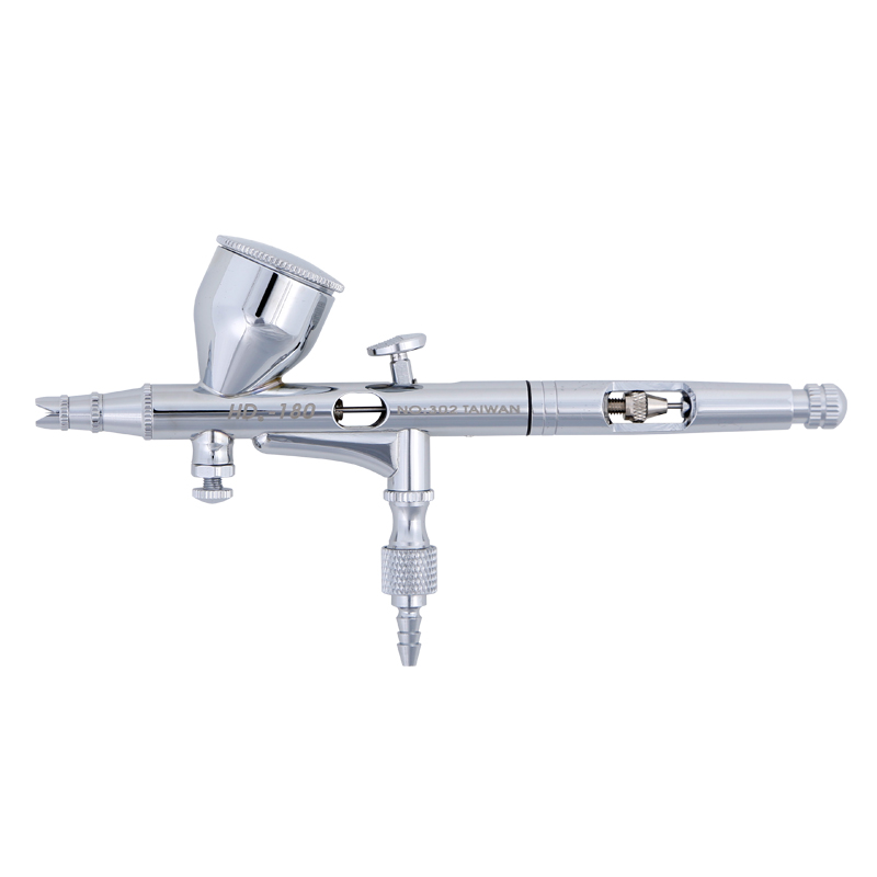 HD-180喷笔 模型上色油漆喷涂美术彩绘气泵用喷笔双动外调0.2mm